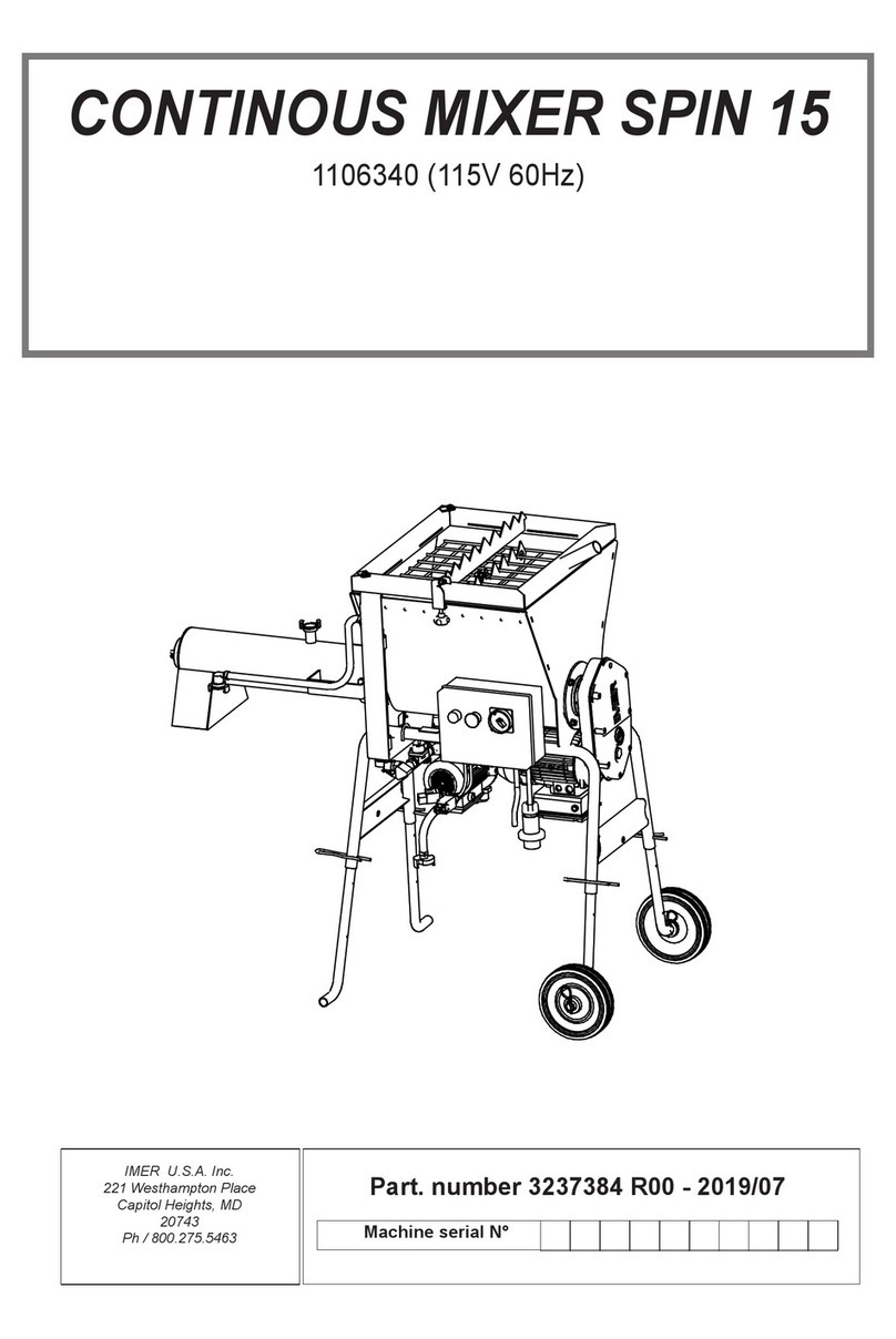 IMER SPIN 15 User manual