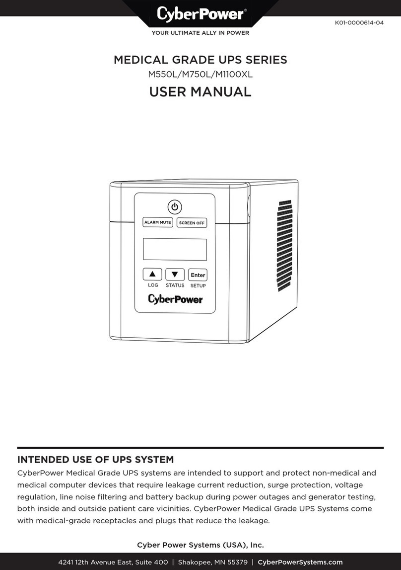 CyberPower M550L user manual
