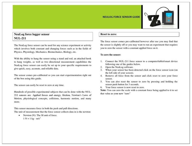 NeuLog NUL-211 quick start guide