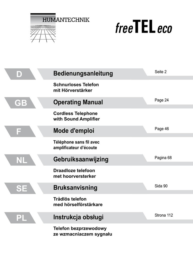 HumanTechnik freeTELeco User manual