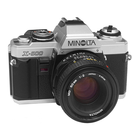 Minolta X-500 User manual