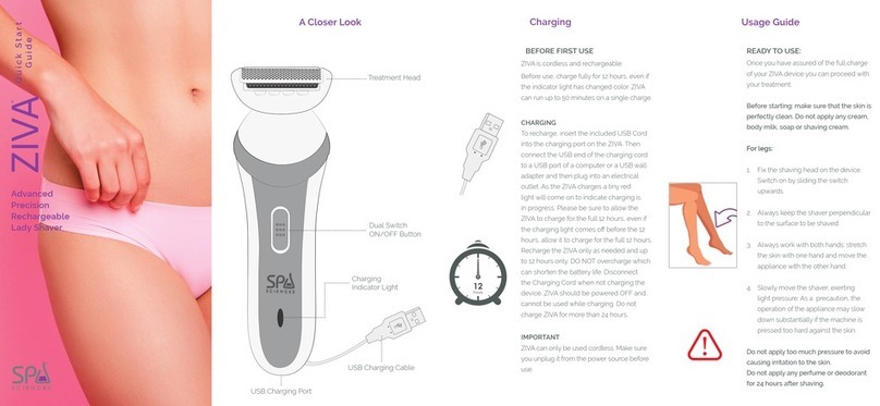 Spa Sciences ZIVA quick start guide