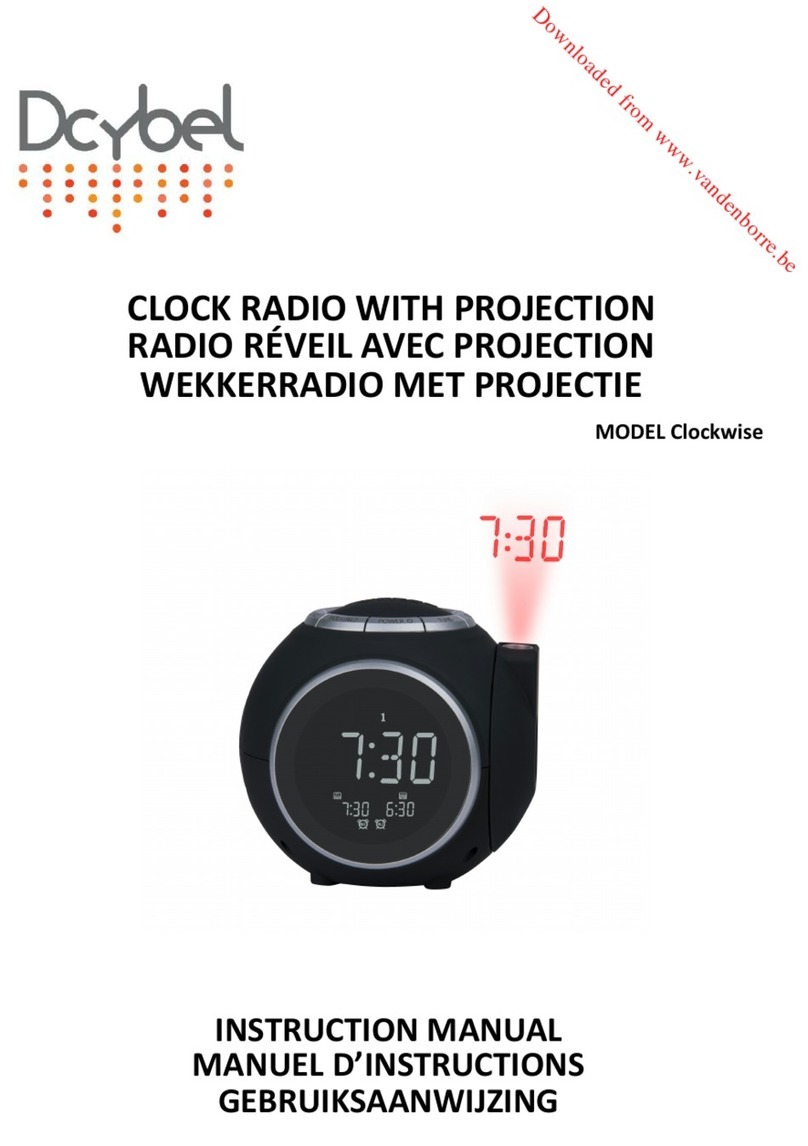 Dcybel Clockwise instruction manual