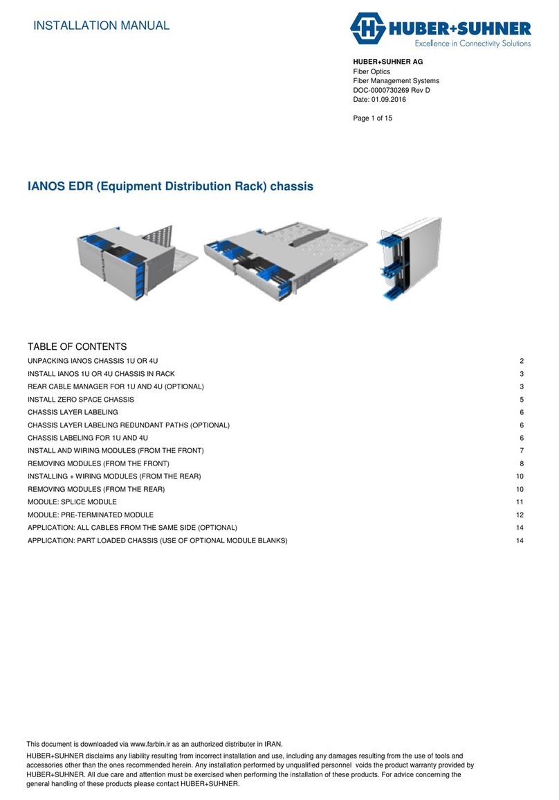HUBER+SUHNER IANOS EDR instruction manual