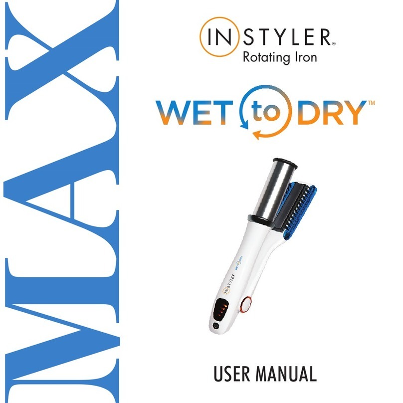 InStyler WET to DRY MAX User manual