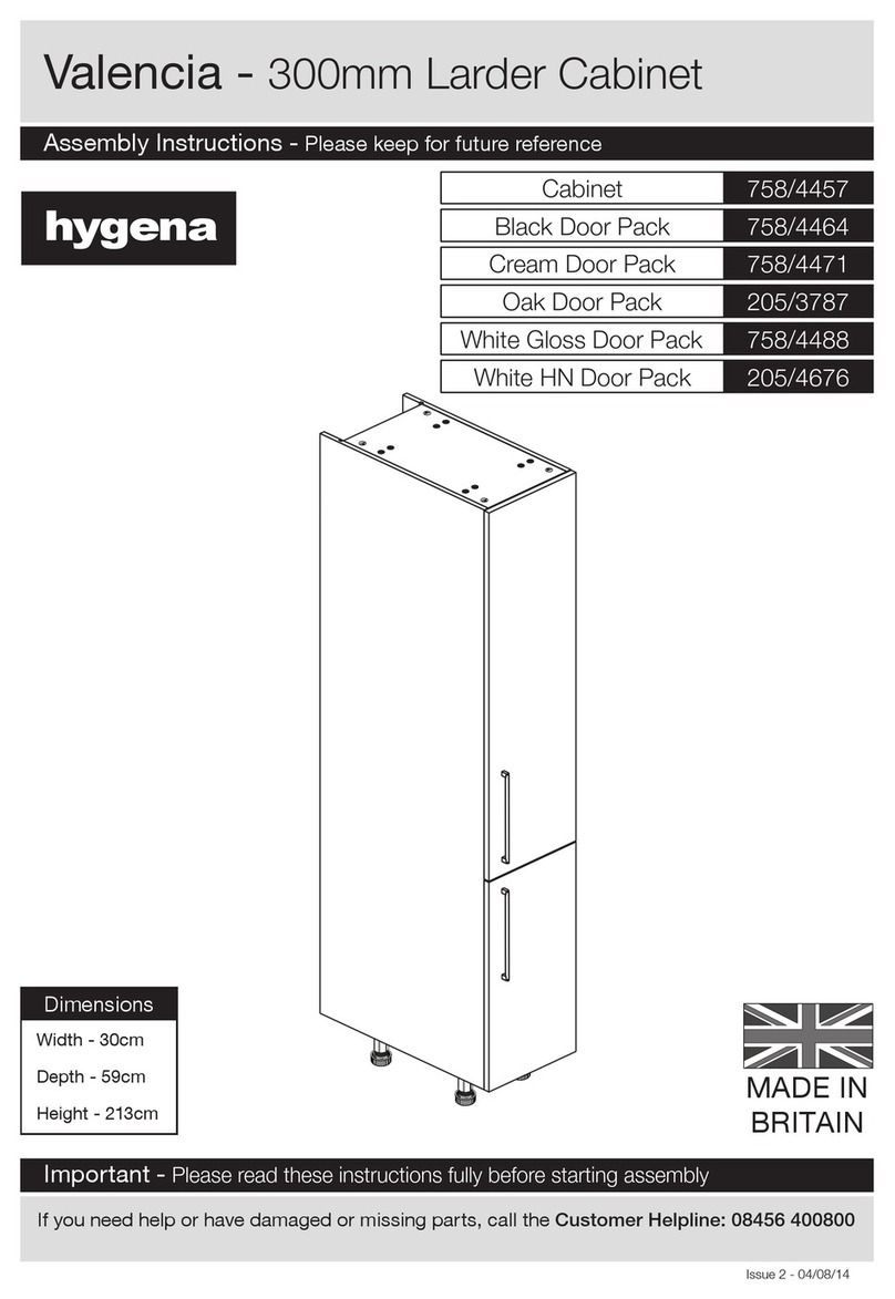 hygena Valencia Assembly instructions