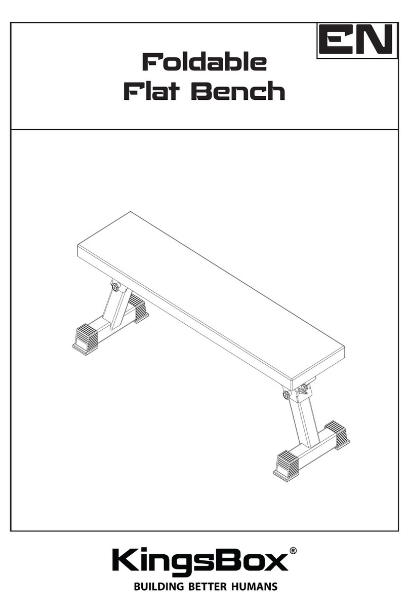 KingsBox Foldable Flat Bench User manual