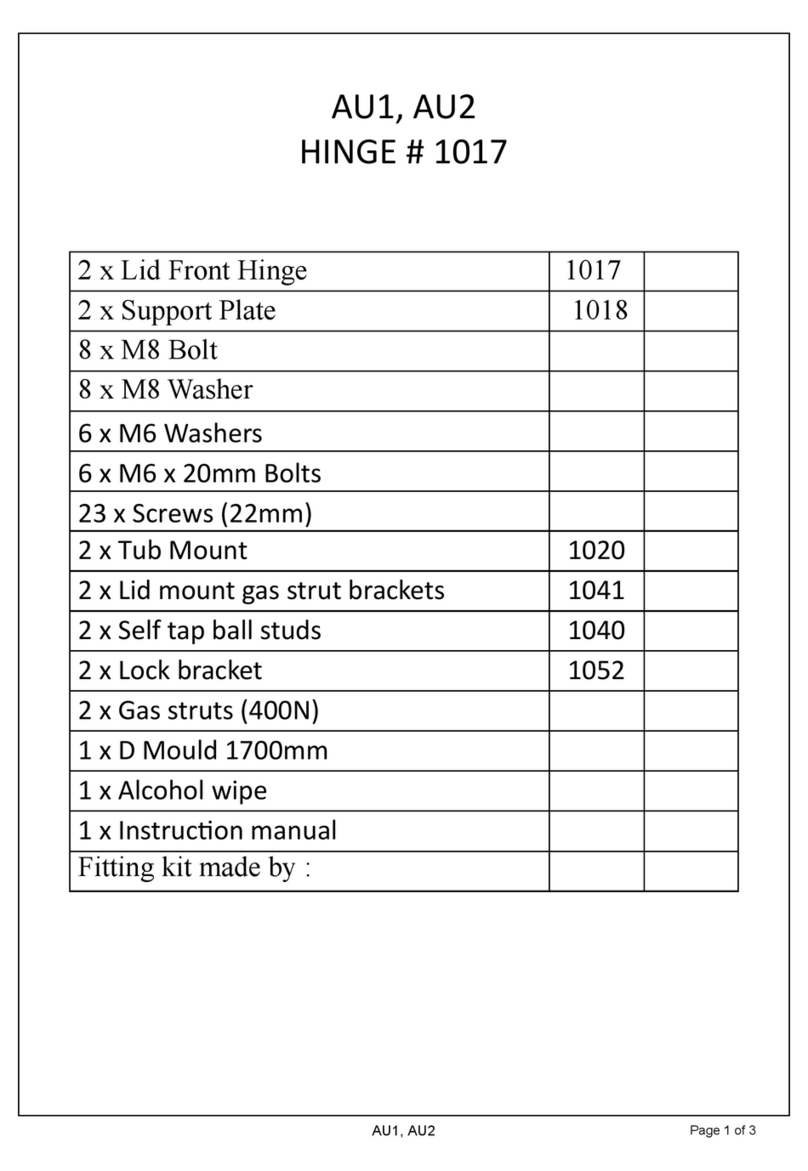 HSP FALCON UTE Fitting instructions