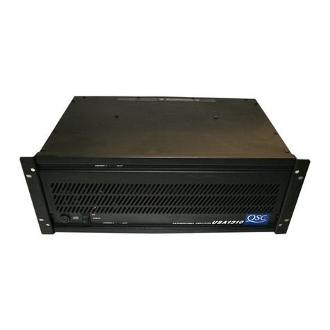 QSC USA Series User manual
