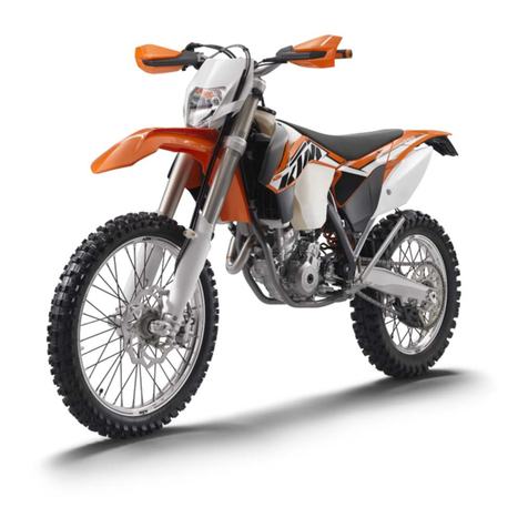 KTM 125 EXC EU 2014 Setup instructions