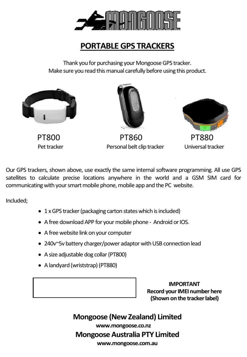Mongoose PT800 User manual