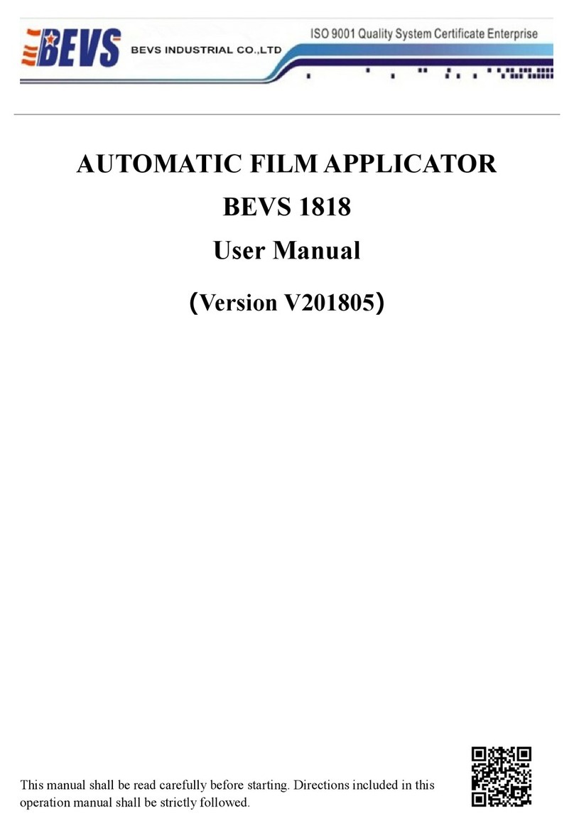 BEVS 1818 Series user manual