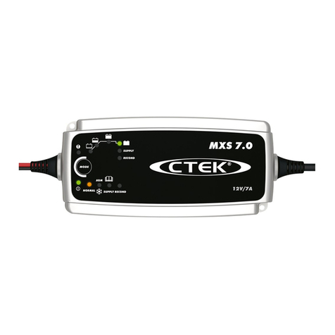 CTEK MXS 7.0 User manual