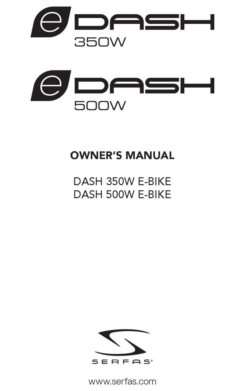 Serfas DASH 350W owner's manual
