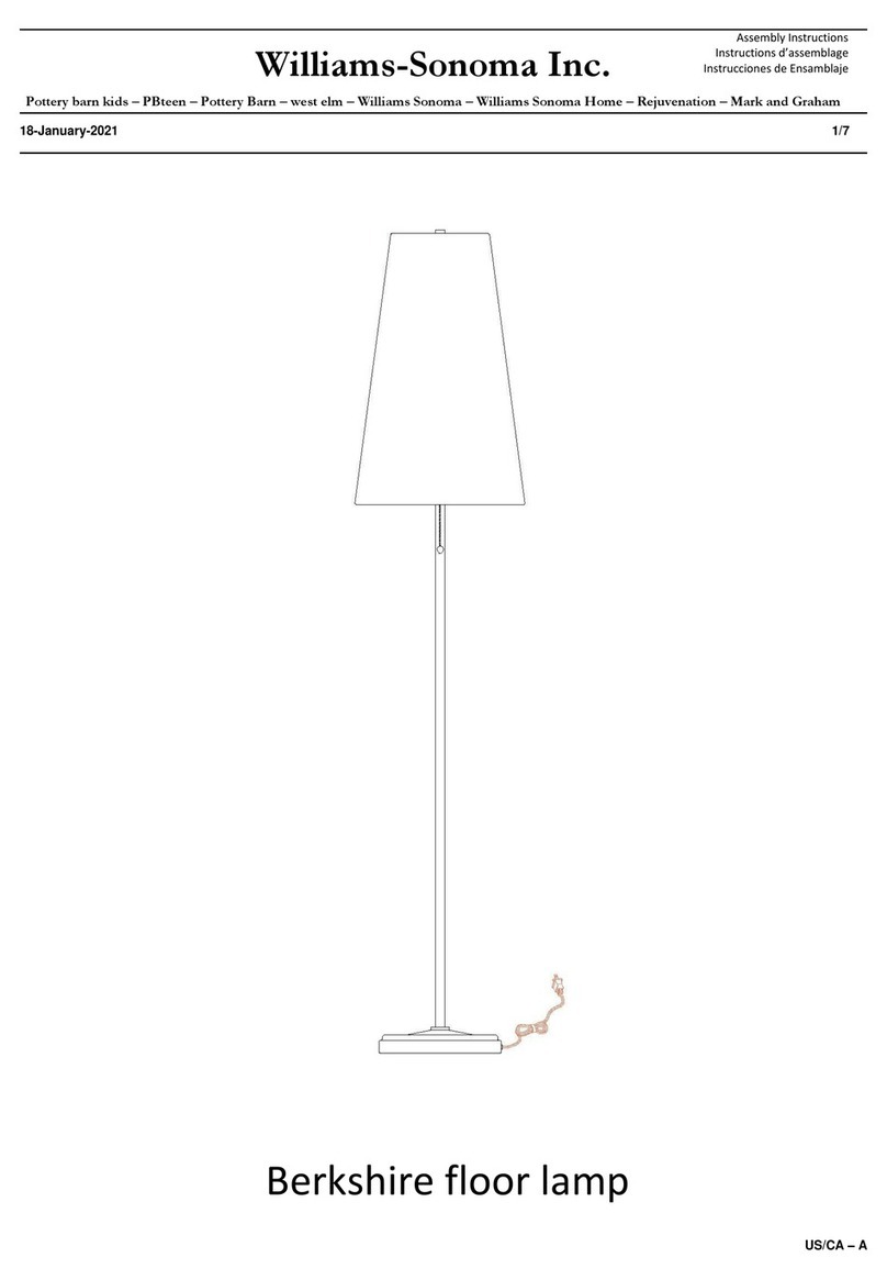 Williams-Sonoma Berkshire Assembly instructions