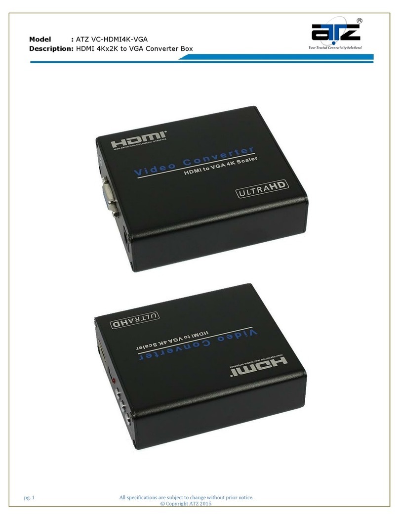 ATZ ATZ VC-HDMI4K-VGA User manual