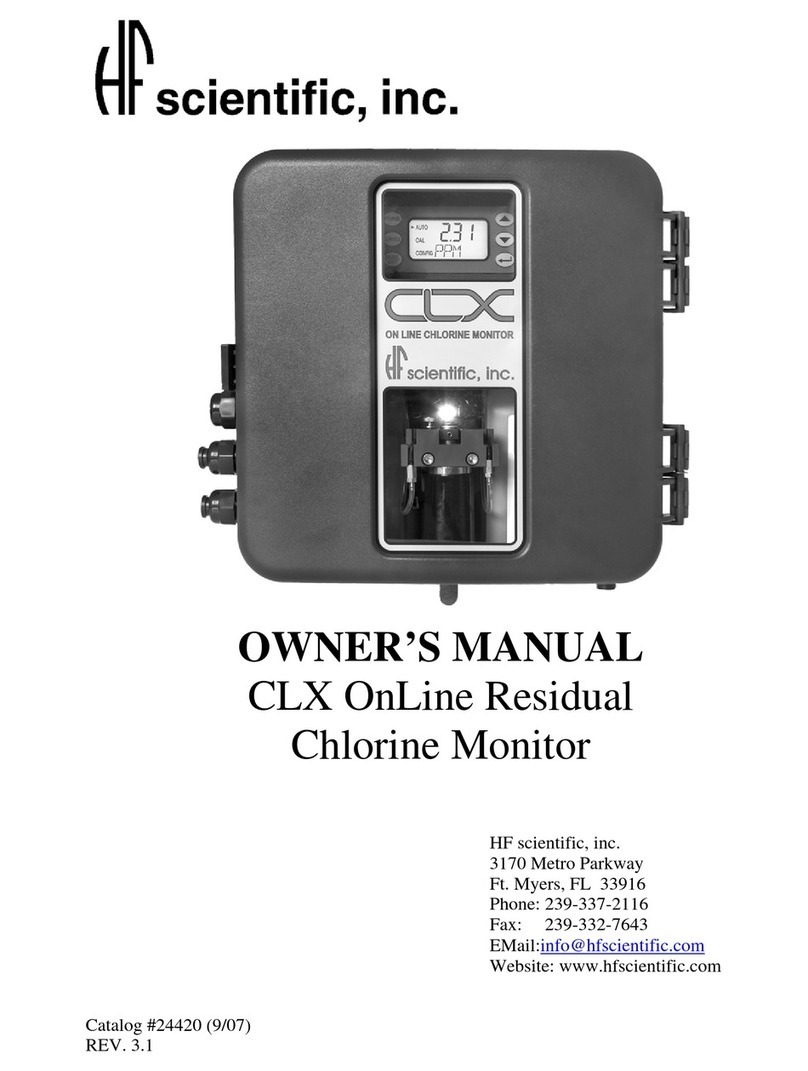 HF Scientific CLX owner's manual