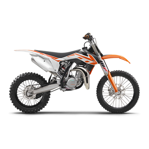 KTM 85 SX 2017 Setup instructions