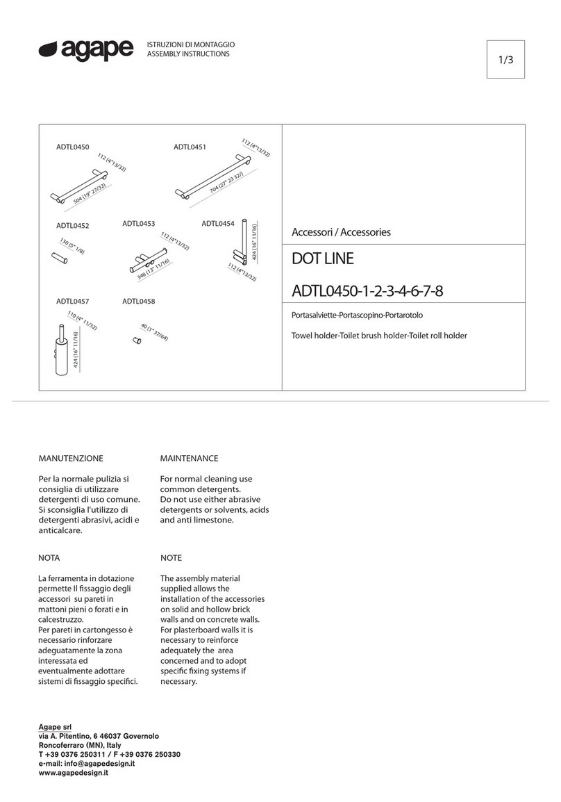 agape DOT LINE Series User manual
