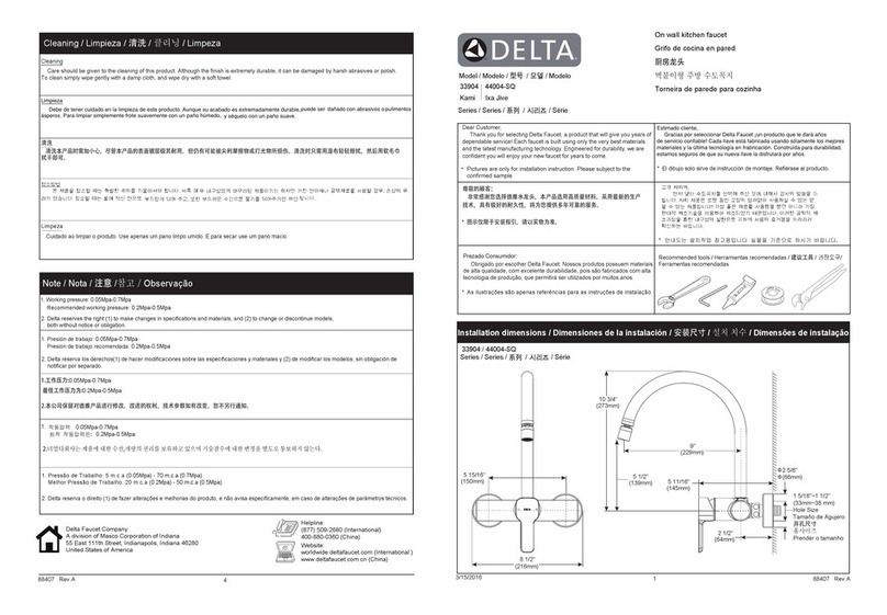 Delta Kami 33904 User manual
