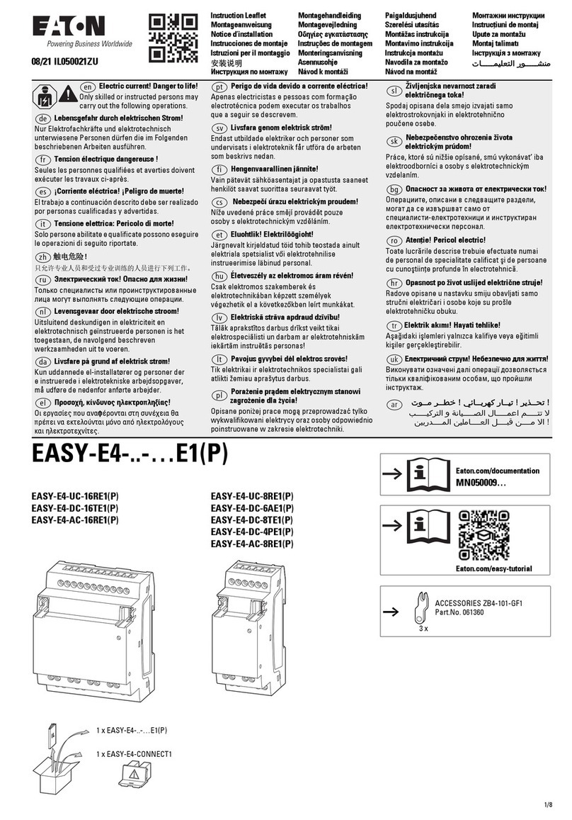 Eaton EASY-E4 E1(P) Series Manual