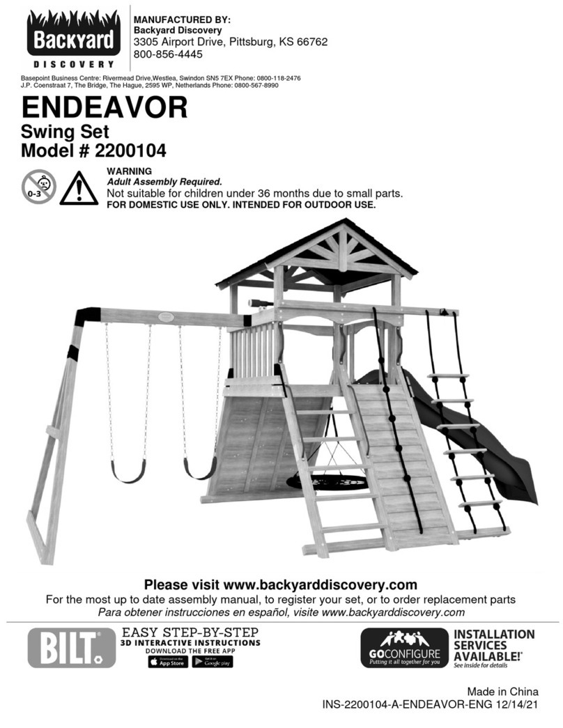 Backyard Discovery ENDEAVOR manual