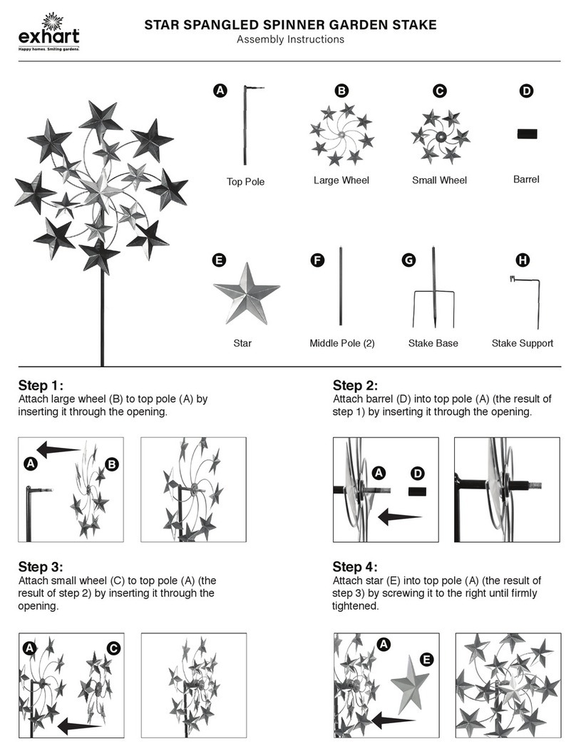 exhart STAR SPANGLED SPINNER User manual exhart STAR SPANGLED SPINNER User manual