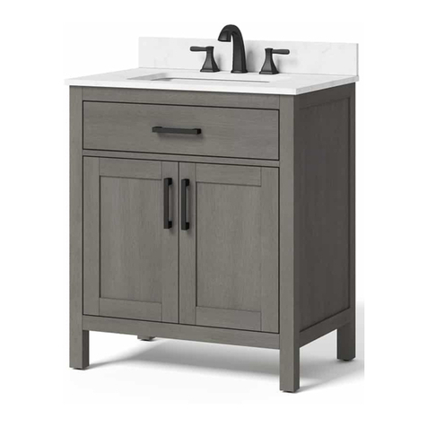 Whalen VANITY WITH TOP WF30CVG User manual