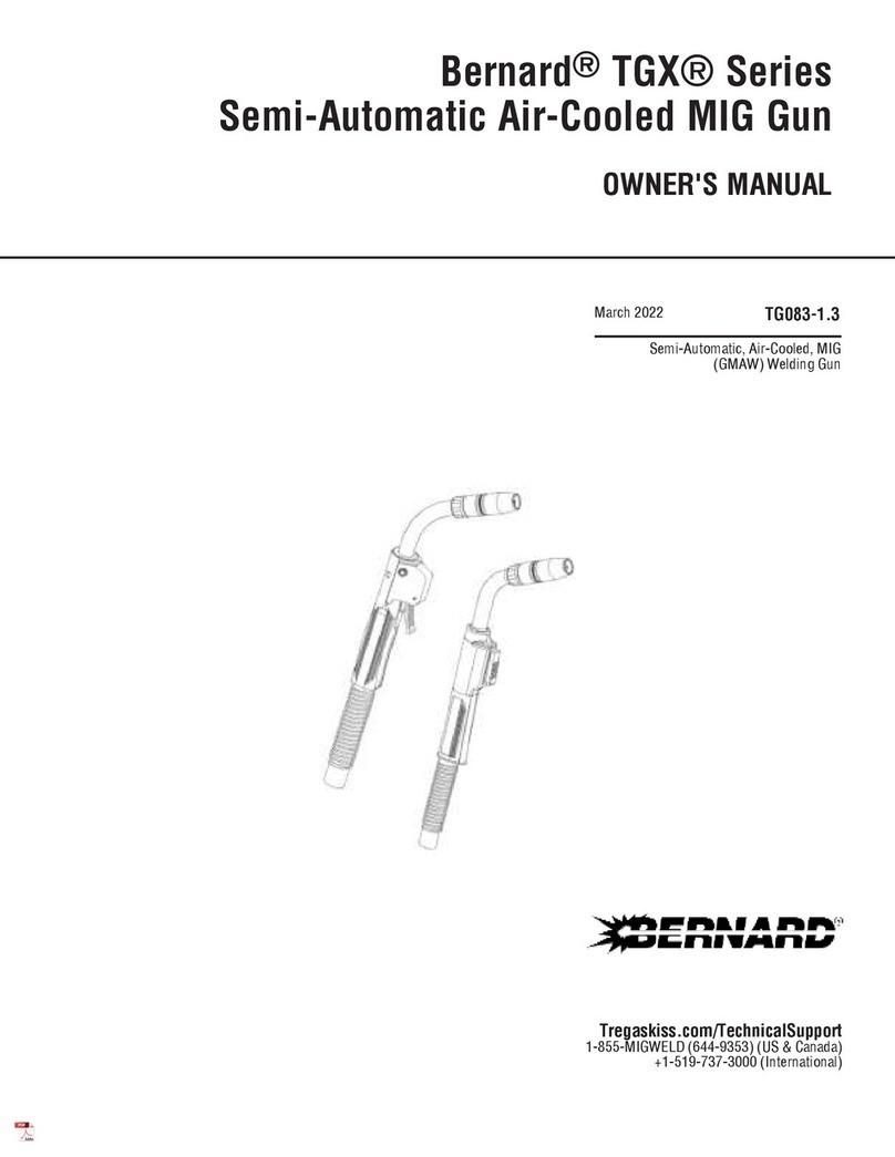 Bernard TG Series User manual Bernard TG Series User manual