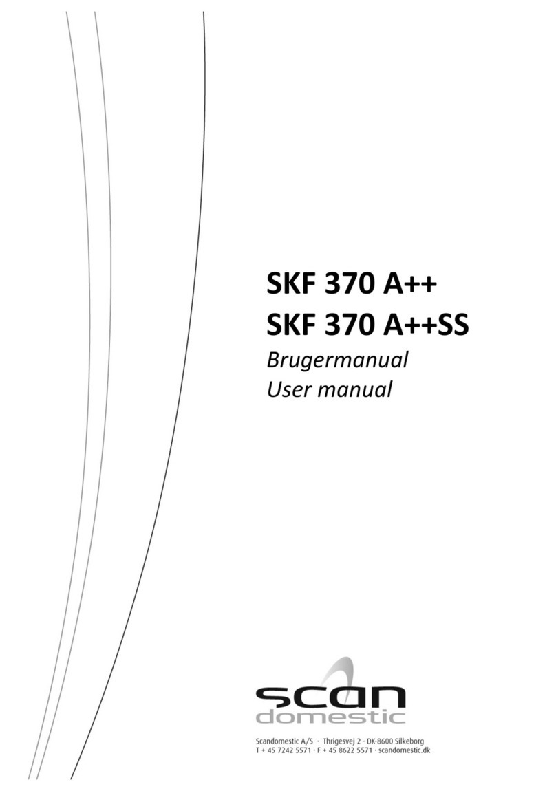 Scandomestic SKF 370 A++ User manual
