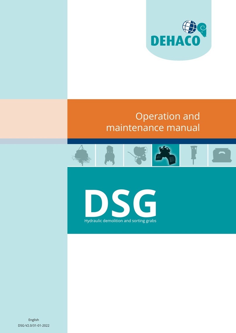 DEHACO DSG Operation and maintenance manual DEHACO DSG Operation and maintenance manual