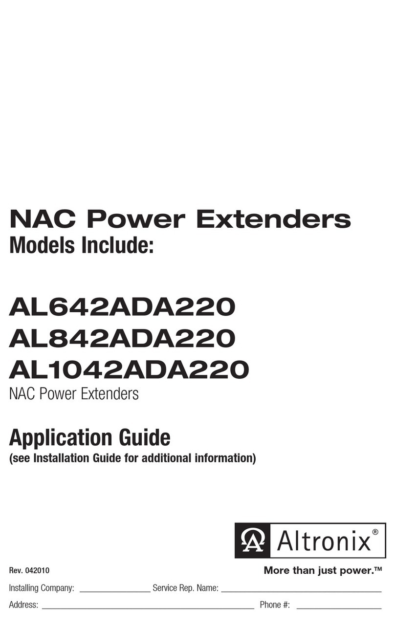 Altronix AL642ADA220 Application guide