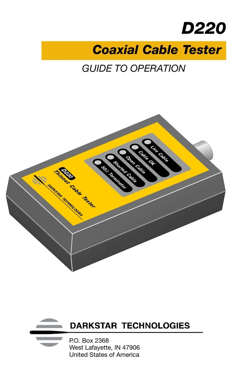 DARKSTAR TECHNOLOGIES D220 User manual