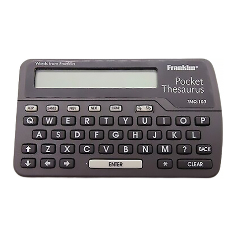Franklin TMQ-100 user guide