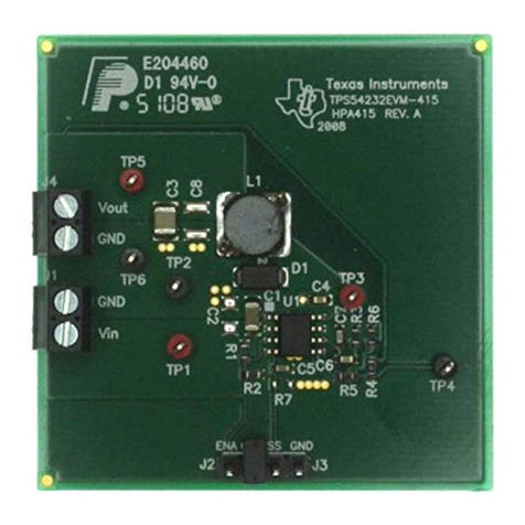 Texas Instruments TPS54232EVM-415 User manual Texas Instruments TPS54232EVM-415 User manual