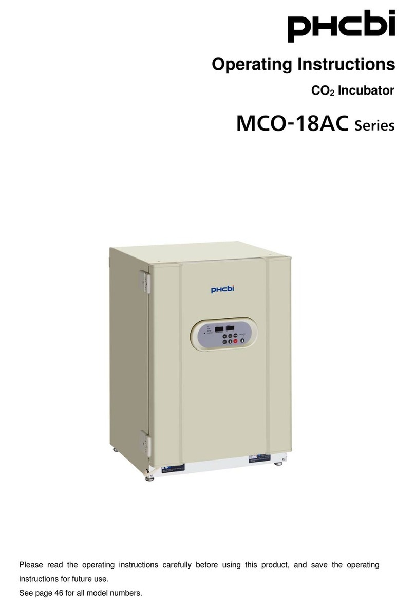 Phcbi MCO-18AC Series operating instructions