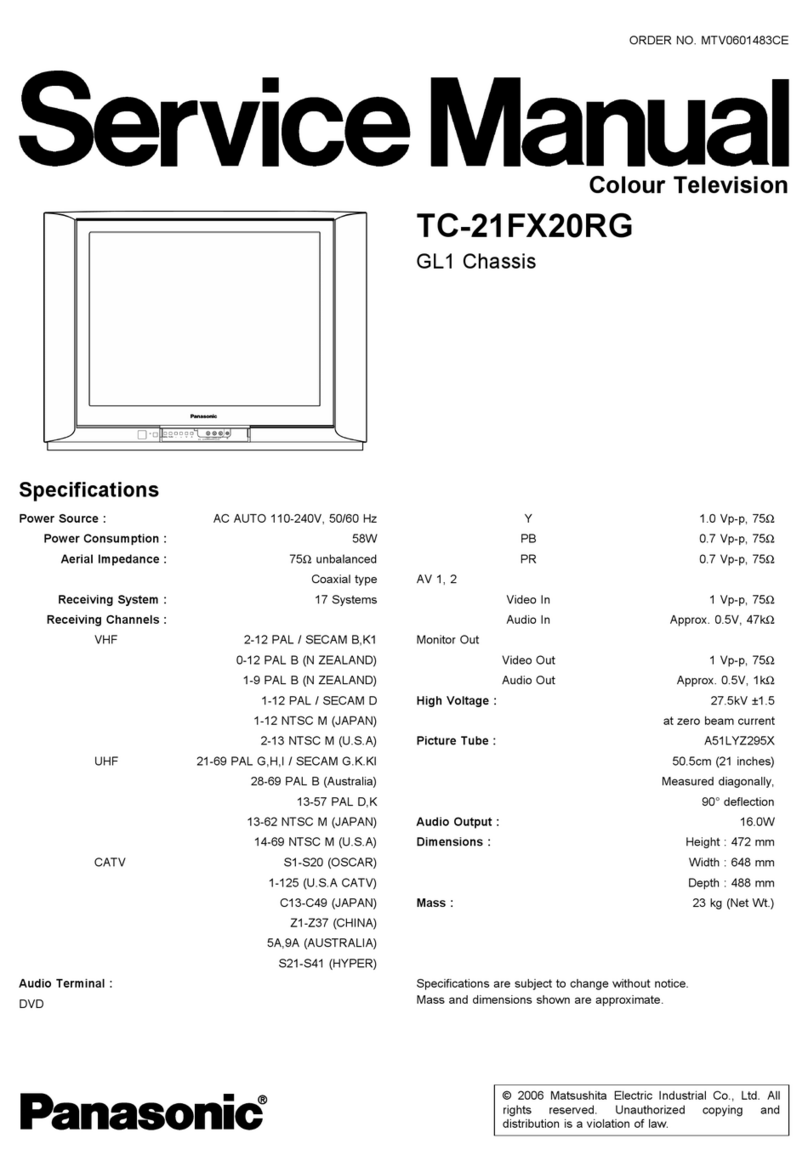 Panasonic TC-21FX20RG User manual