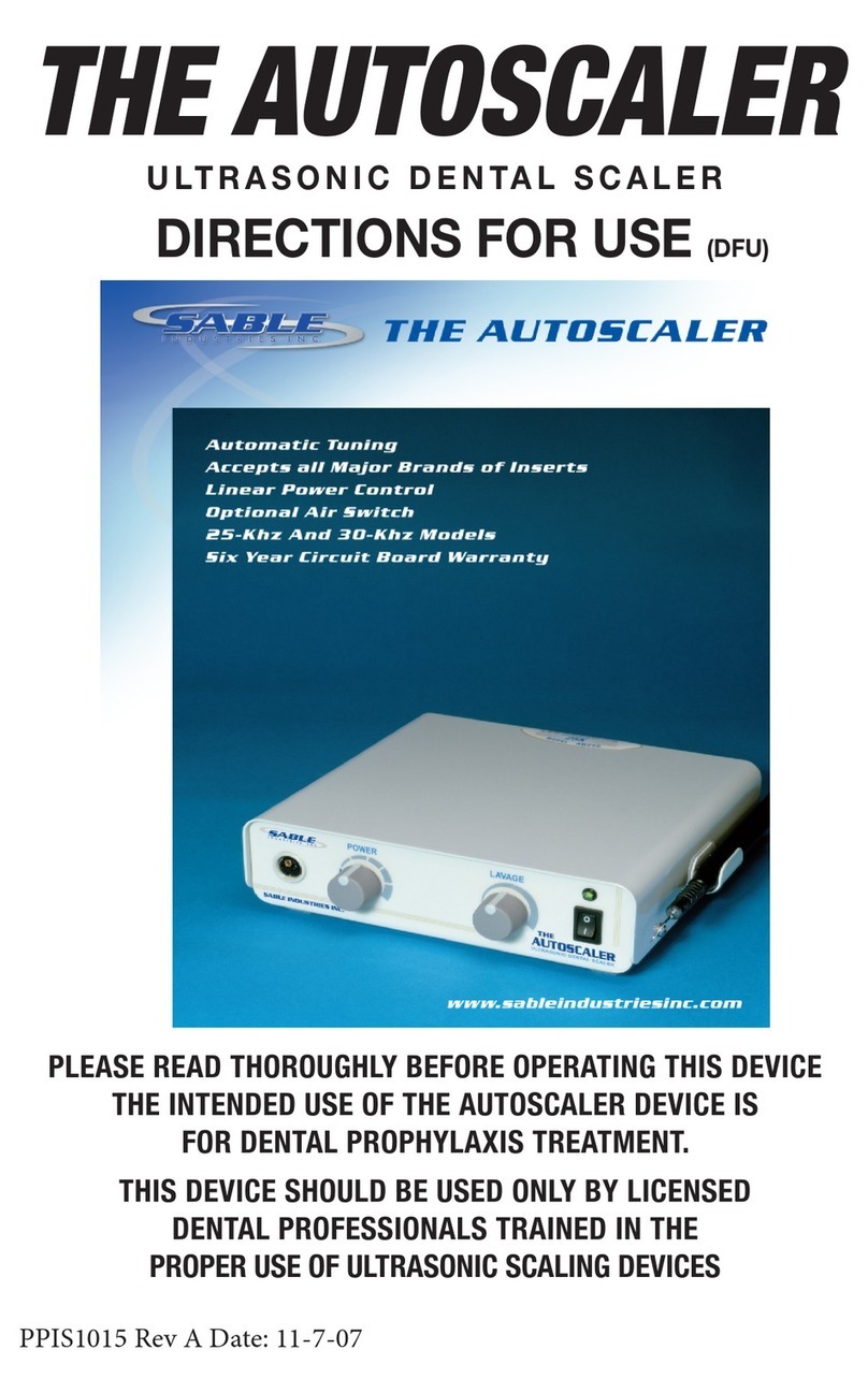 Sable 30K Directions for use
