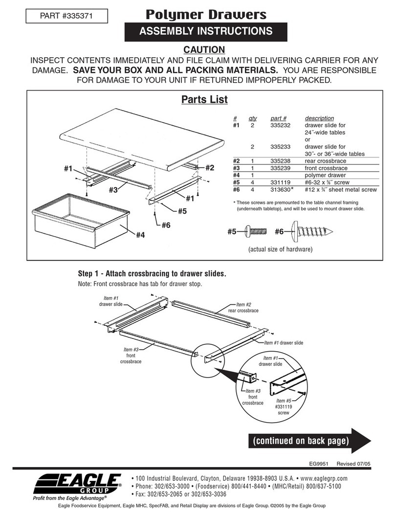 Eagle Group 335371 User manual Eagle Group 335371 User manual
