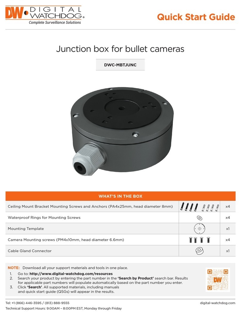 Digital Watchdog DWC-MBTJUNC User manual