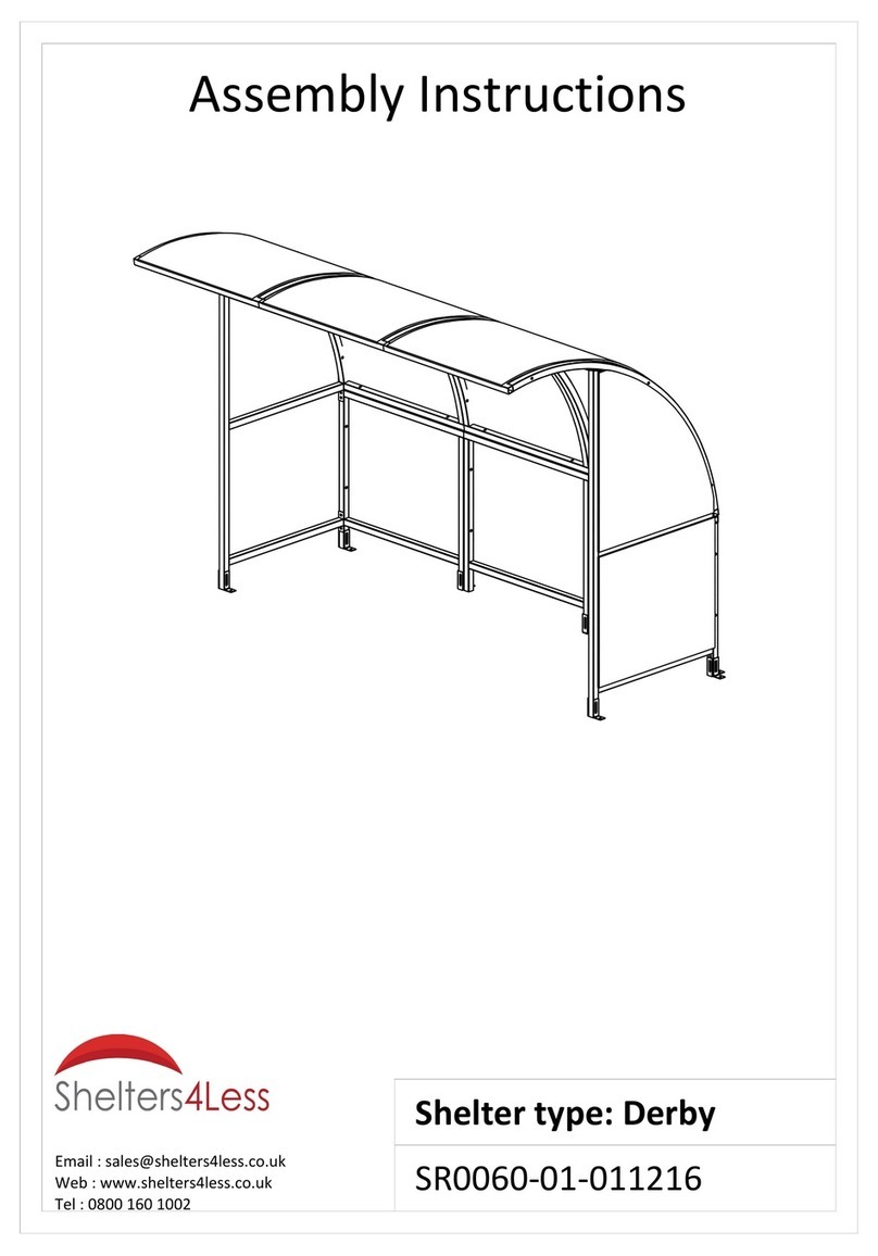 Shelters4Less Derby Assembly instructions