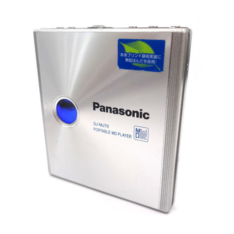 Panasonic SJ-MJ70 Service manual