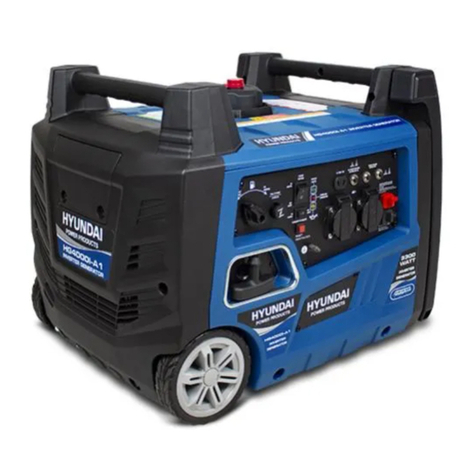 Hyundai power products HG4000l-A1 Original instructions Hyundai power products HG4000l-A1 Original instructions