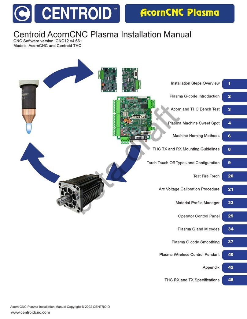 Centroid Acorn CNC installation manual