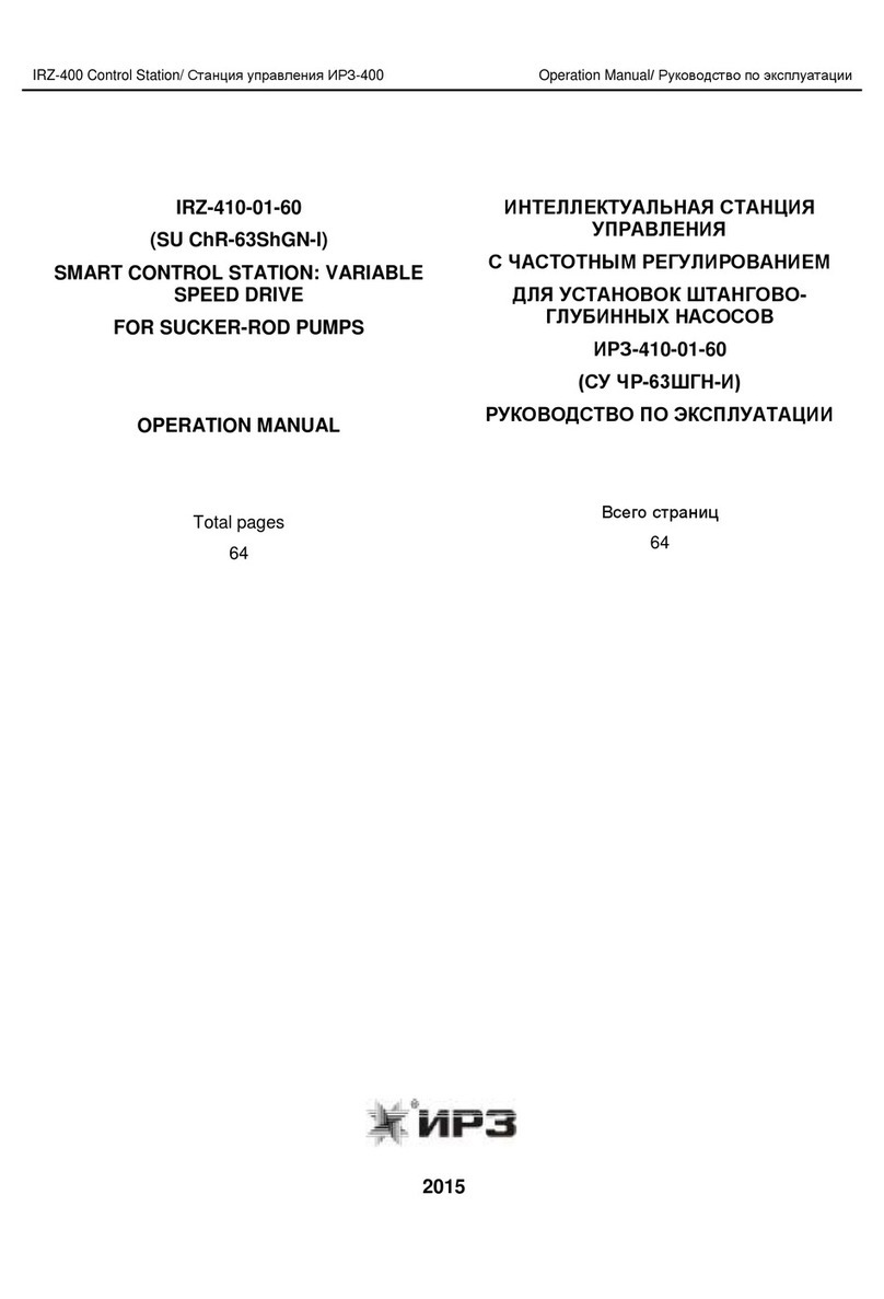 iRZ 400 Operation manual