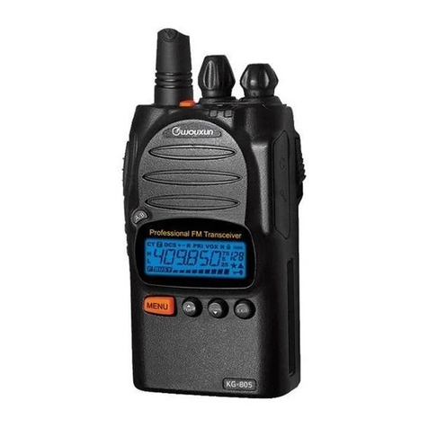 Wouxun KG-805G User manual
