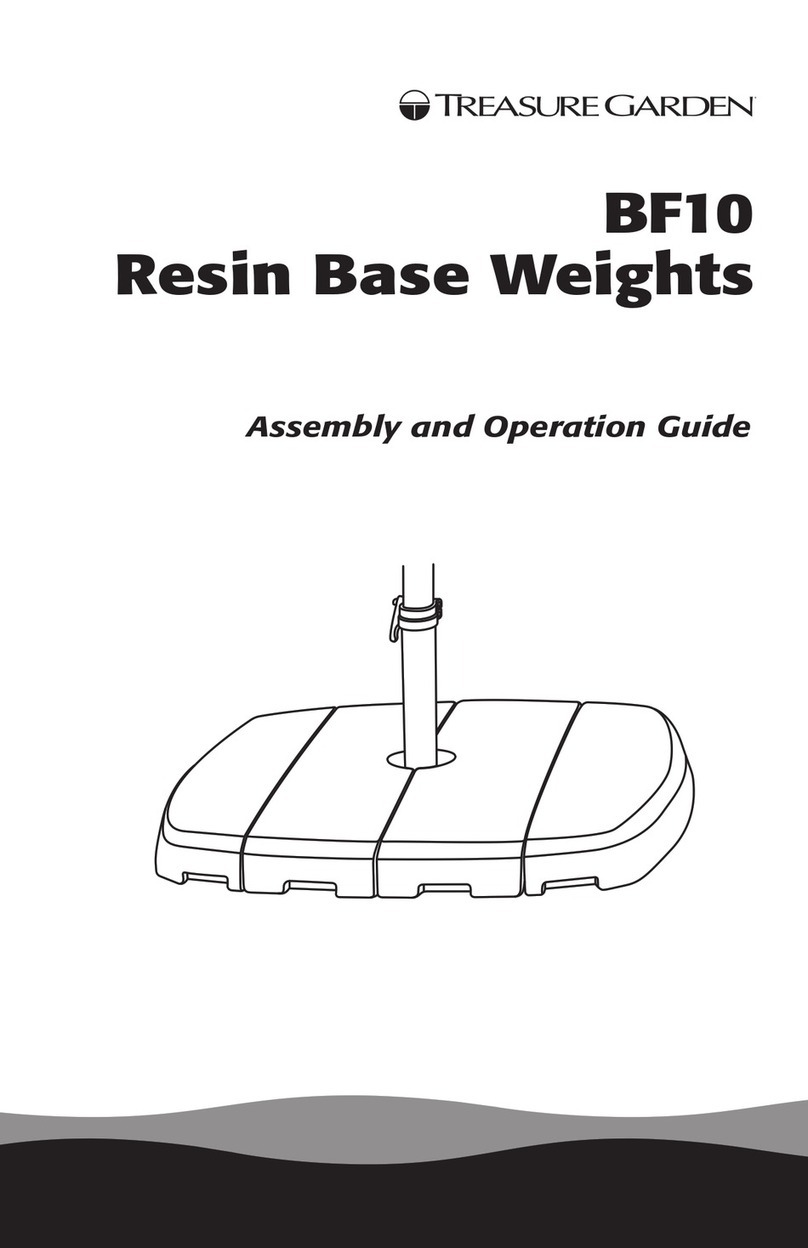 Treasure Garden BF10 Installation instructions