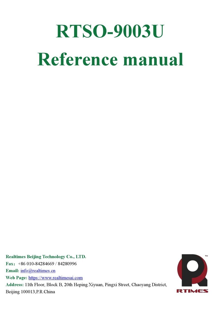 RTimes RTSO-9003U User manual