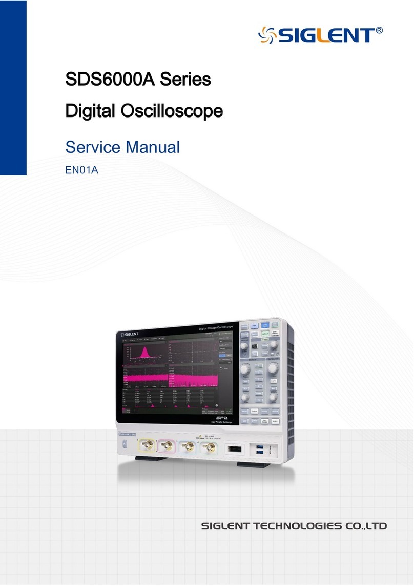 SIGLENT TECHNOLOGIES SDS6000A Series Service manual SIGLENT TECHNOLOGIES SDS6000A Series Service manual
