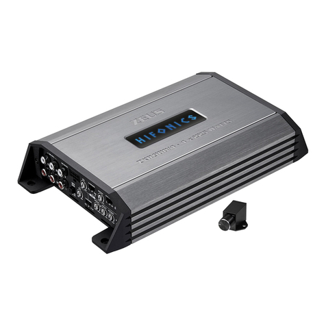 Hifonics ZEUS POWER ZXR900/4 User manual